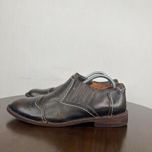 Bed Stu Cobbler Series Shoes Women's 8 Brown Leather Comfort Slip On‎ Loafer